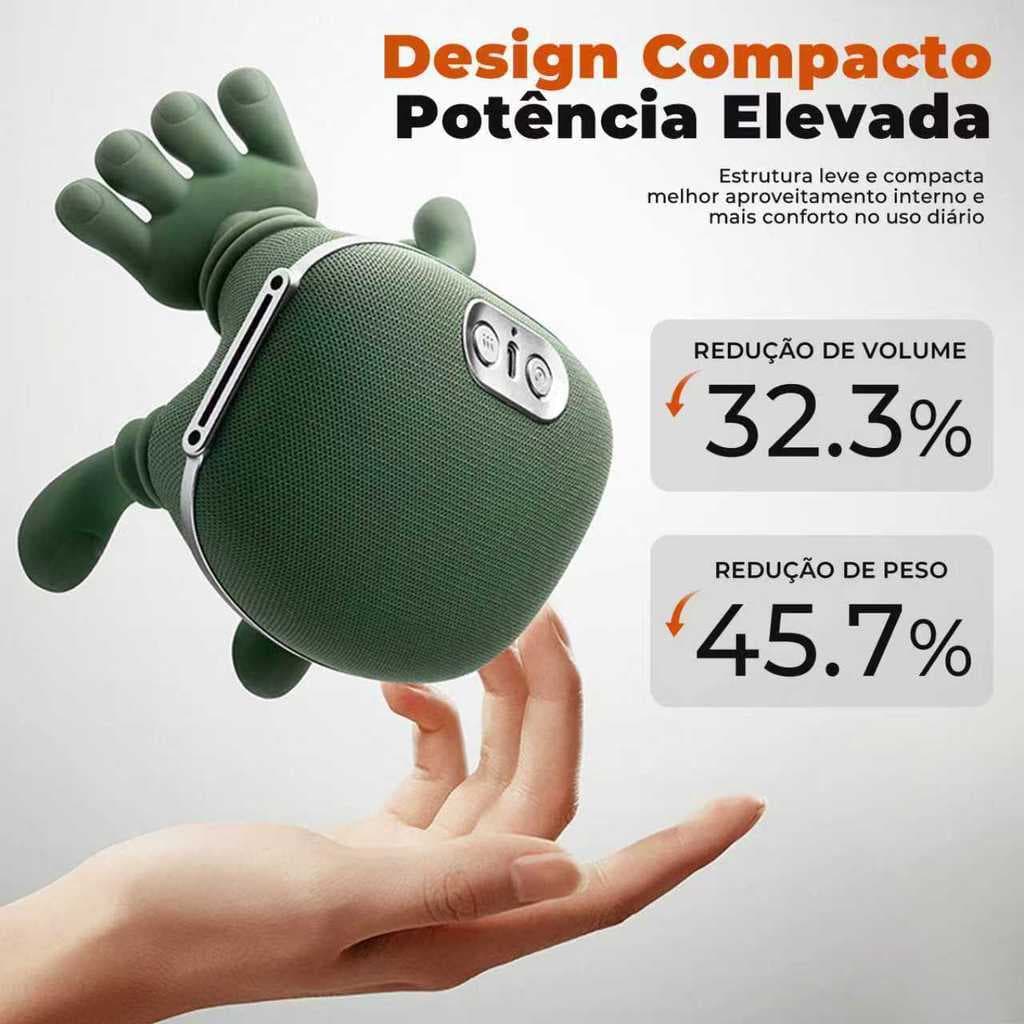 Massageador Pescoço Ombro 8 Pontos Aquecimento Alívio Dor Envio Imediato Estoque no Brasil Relaxamento Muscular Tensao