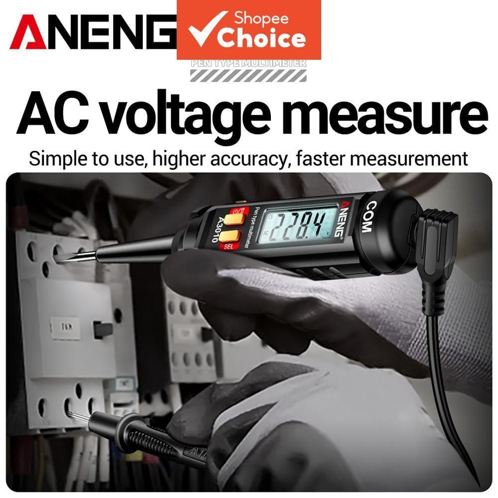 Um Conjunto De Multímetro Tipo Caneta ANENG A3010 , 4000 Contagens True RMS Medidor Elétrico Digital De Alcance Automáti