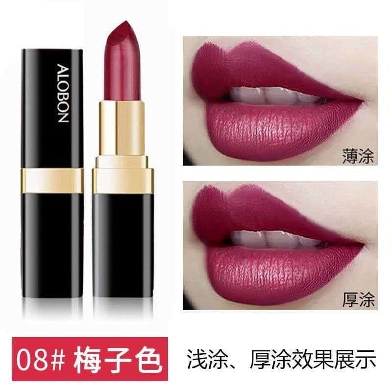Gloss labial volumoso Batom matte aveludado Batom líquido Batom Cor Ameixa Perolado Fosco À Prova D 'Água de Longa Duraç