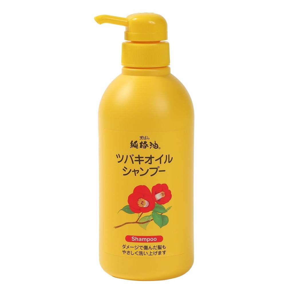 Kurobara Honpo Camellia Oil Shampoo Reparador de Danos Hidratante Hidratante Aroma Floral Frutado