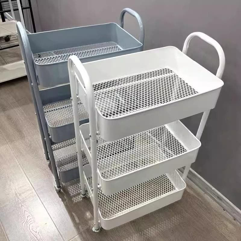 Pequeno carrinho de bebê rack cozinha do chão ao teto quarto Multi-camada lanches do bebê móvel banheiro rack de cozinha