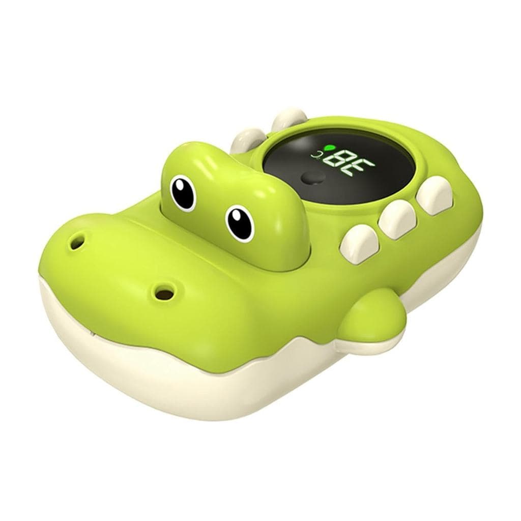 Termômetro Digital para Banho de Bebê, Termômetro Digital LED em Forma de Crocodilo para Medir a Temperatura do Banho, B