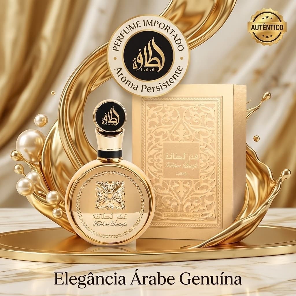 🔥🔥Perfume Lattafa Fakhar Extrait Gold 100ml árabe perfume masculino importado Eau Produto 100% original