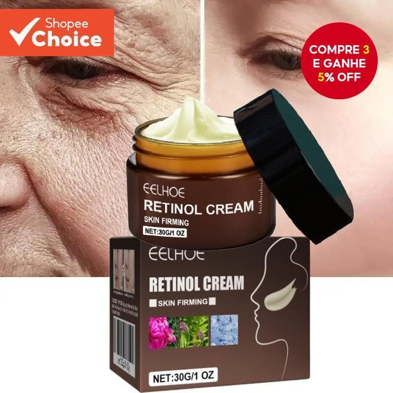 Onchoendi Retinol Creme Facial Hidratante Antienvelhecimento Combate Linhas Finas Cuidados Diários Com O Rosto E Pescoço