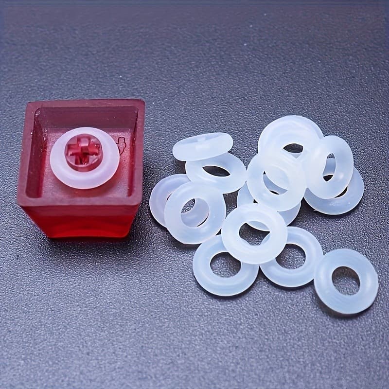 104pcs O Ring Switch Amortecedores Amortecedor Para Teclado Mecânico Teclados Keycap Umidade