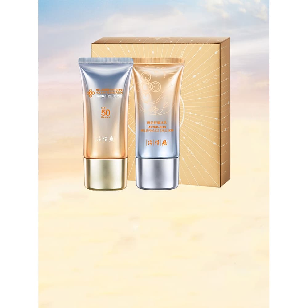 Katama Marca Qingying Whitening Holiday Protetor Solar Loção FPS50 Refrescante Não Oleoso Protetor Solar de Longa Duraçã
