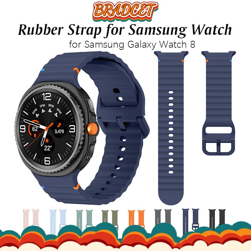 Pulseira De Silicone Strap Acessórios Para Relógio Smartwatch Samsung Galaxy Watch 9 8 44 40mm 9 8 Classic 46mm