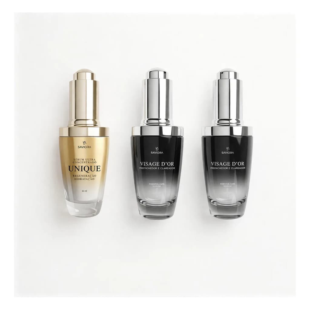 Kit 3 Un Clareia Melasma Rejuvenesce Preenchedor Anti-idade