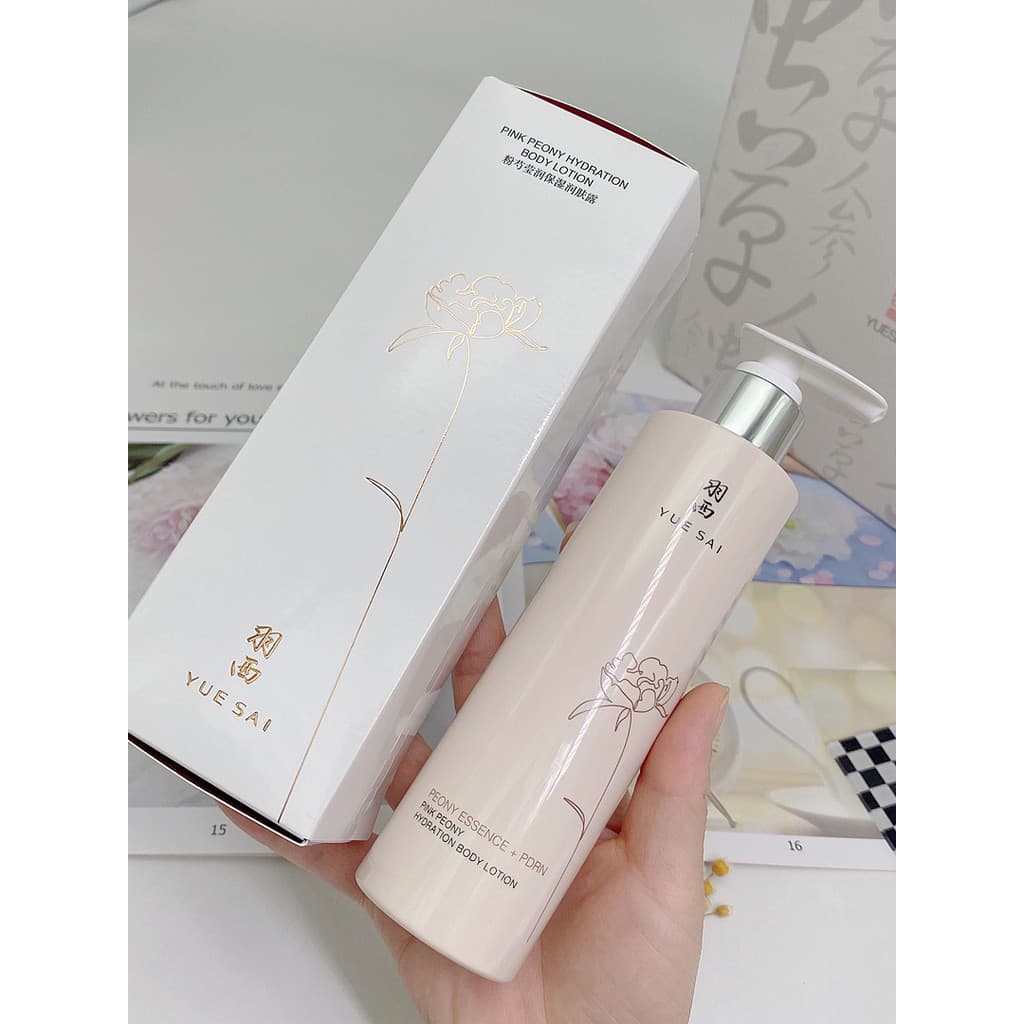 Novo produto Yuxi pó peônia loção corporal loção corporal senhoras loção corporal hidratante hidratante pele remover lin