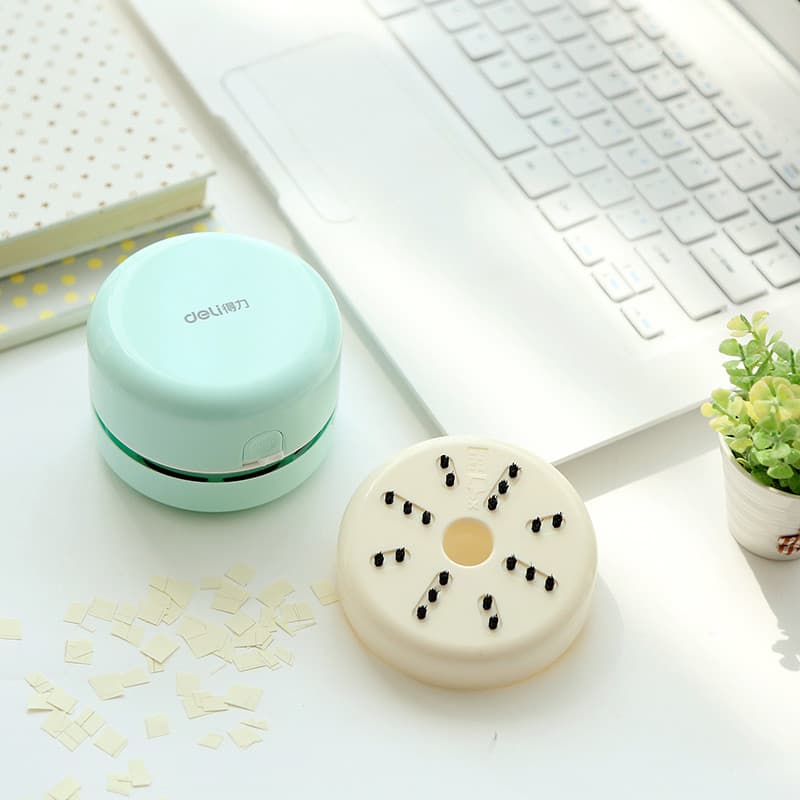 Poderoso criativo mini aspirador de pó Desktop mini aspirador fácil inalação confetes poeira forte sucção