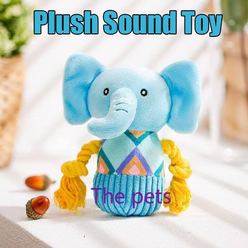 Os Animais De Estimação Brinquedo De Som De Pelúcia Cão Mastigar Brinquedos Durável Vocal Para Filhote De Cachorro Gatin
