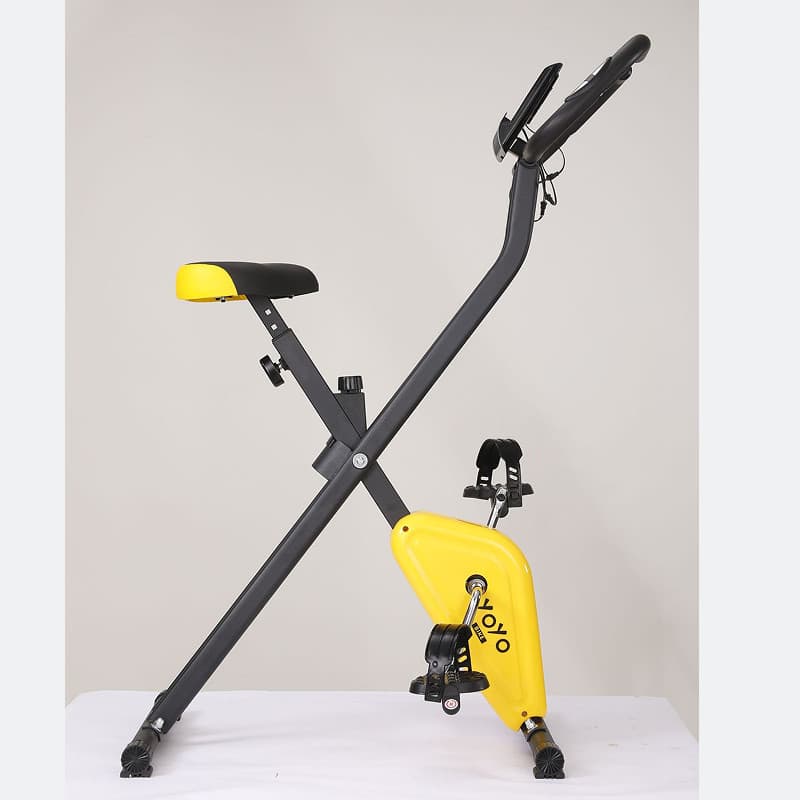 Equipamento de exercício de Fitness para ciclismo dinâmico, bicicleta ergométrica interna dobrável, exercício aeróbico