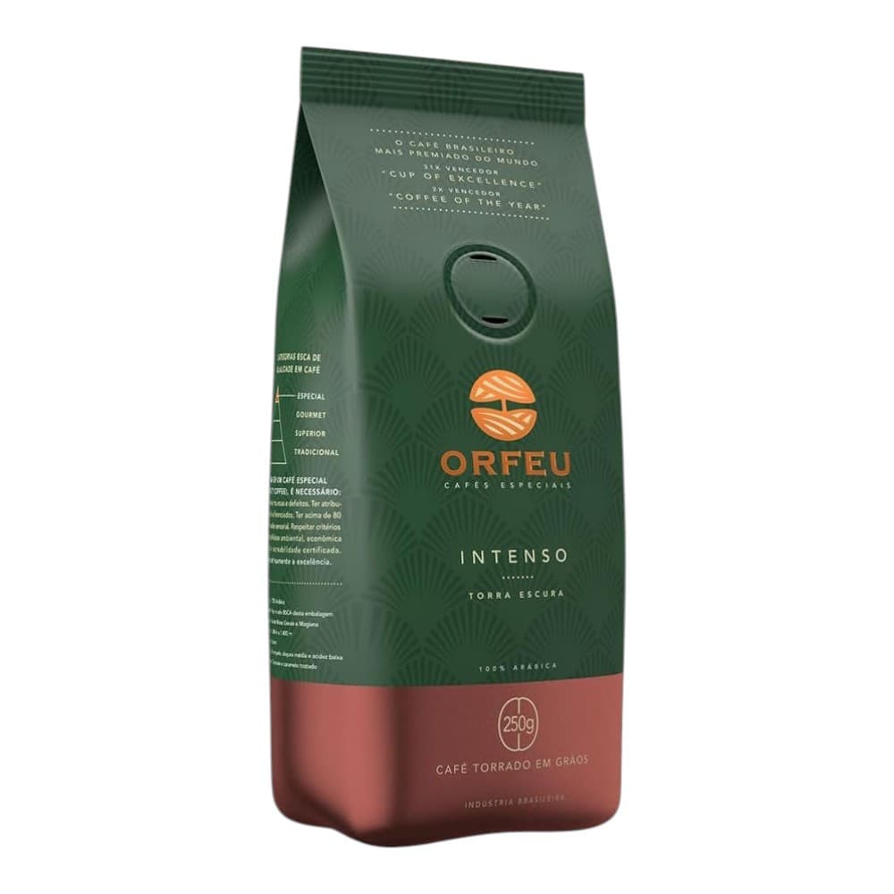 CAFÉ EM GRÃOS ORFEU INTENSO 250G