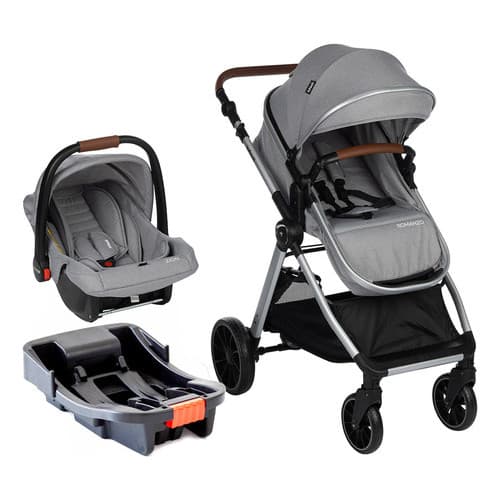 Carrinho De Bebê Romanzo Com Bebê Conforto + Base - Infanti