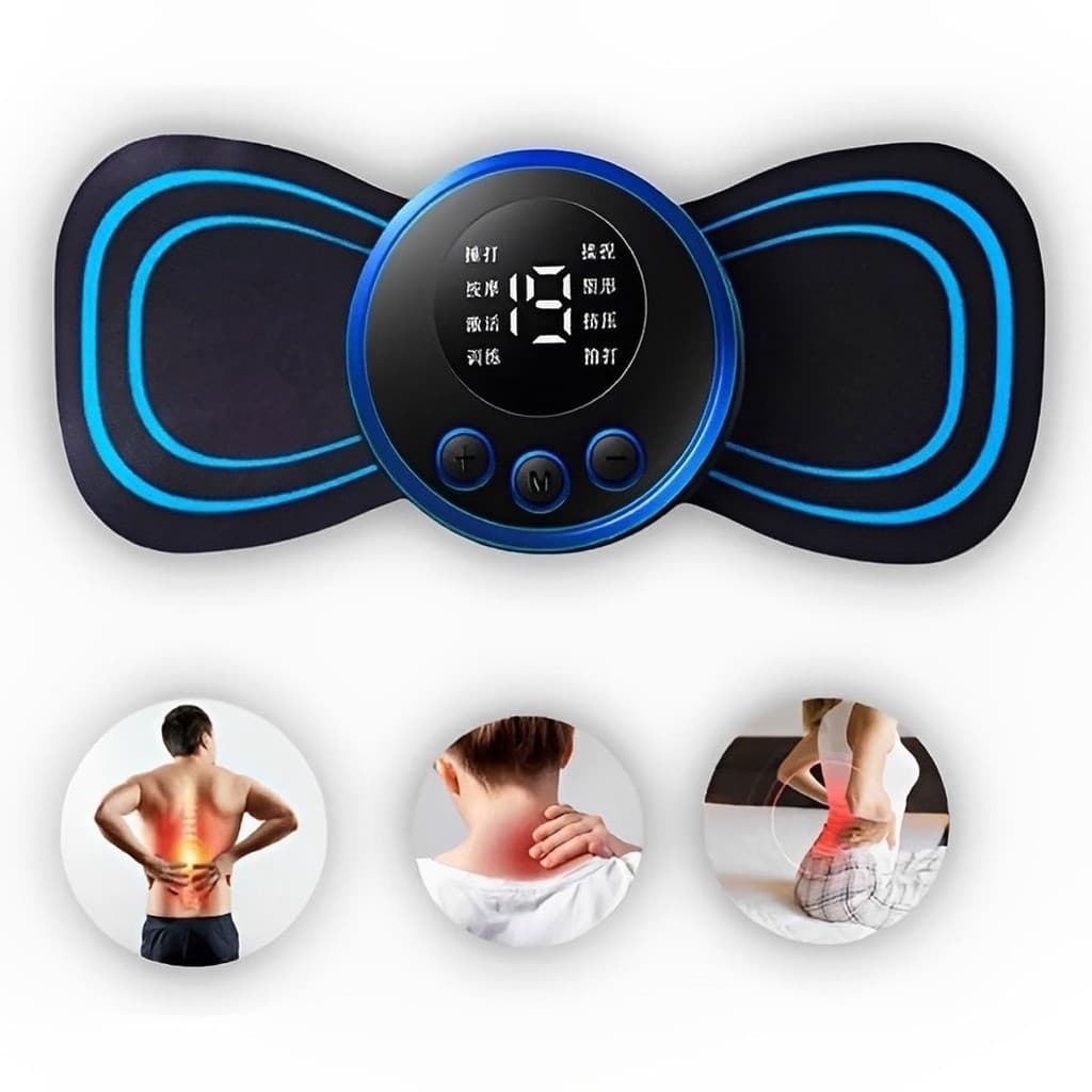 Mini Massageador Elétrico Portátil  Relaxante Muscular Alivia Dor Pescoço Coluna entrega rapida