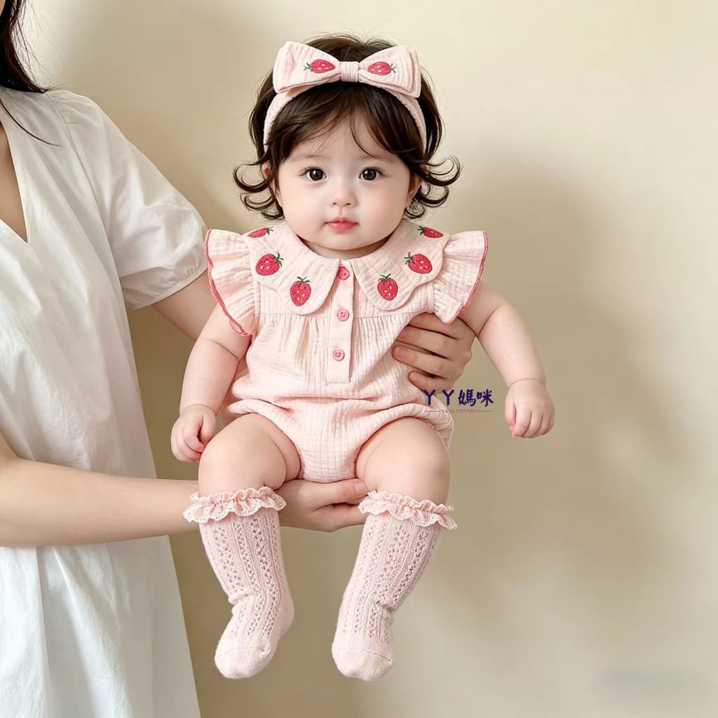 Roupas de bebê recém-nascido roupas de verão fino algodão puro roupas de bebê 3 meses bebê menina mês cheio cem dias ban