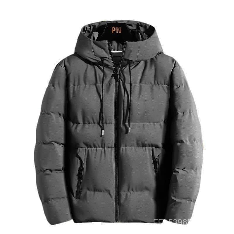 Jaqueta acolchoada masculina novo estilo inverno engrossado jaqueta acolchoada Street Wear outono inverno com capuz curt