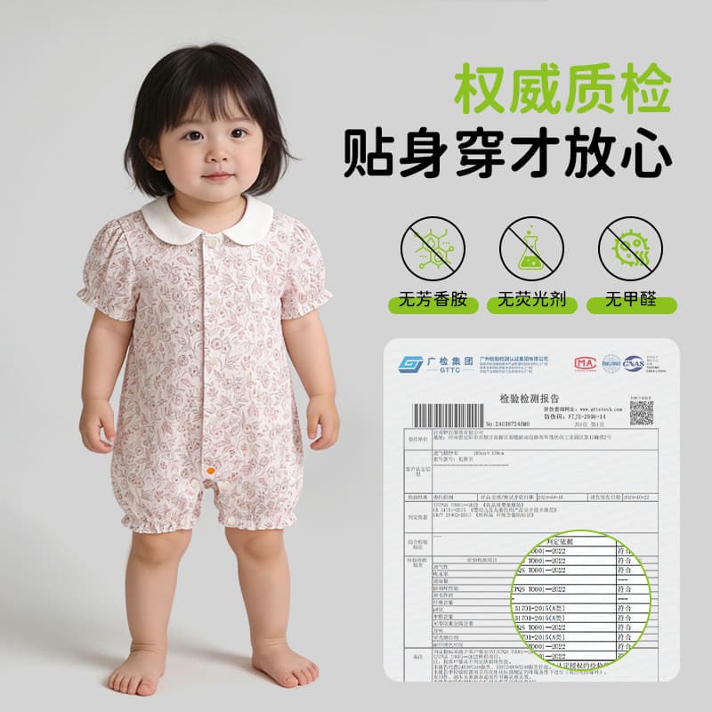 Bebê bebê Floral macacão passeio macacão bebê verão macacão recém-nascido novo estilo roupas de verão roupas da menina d