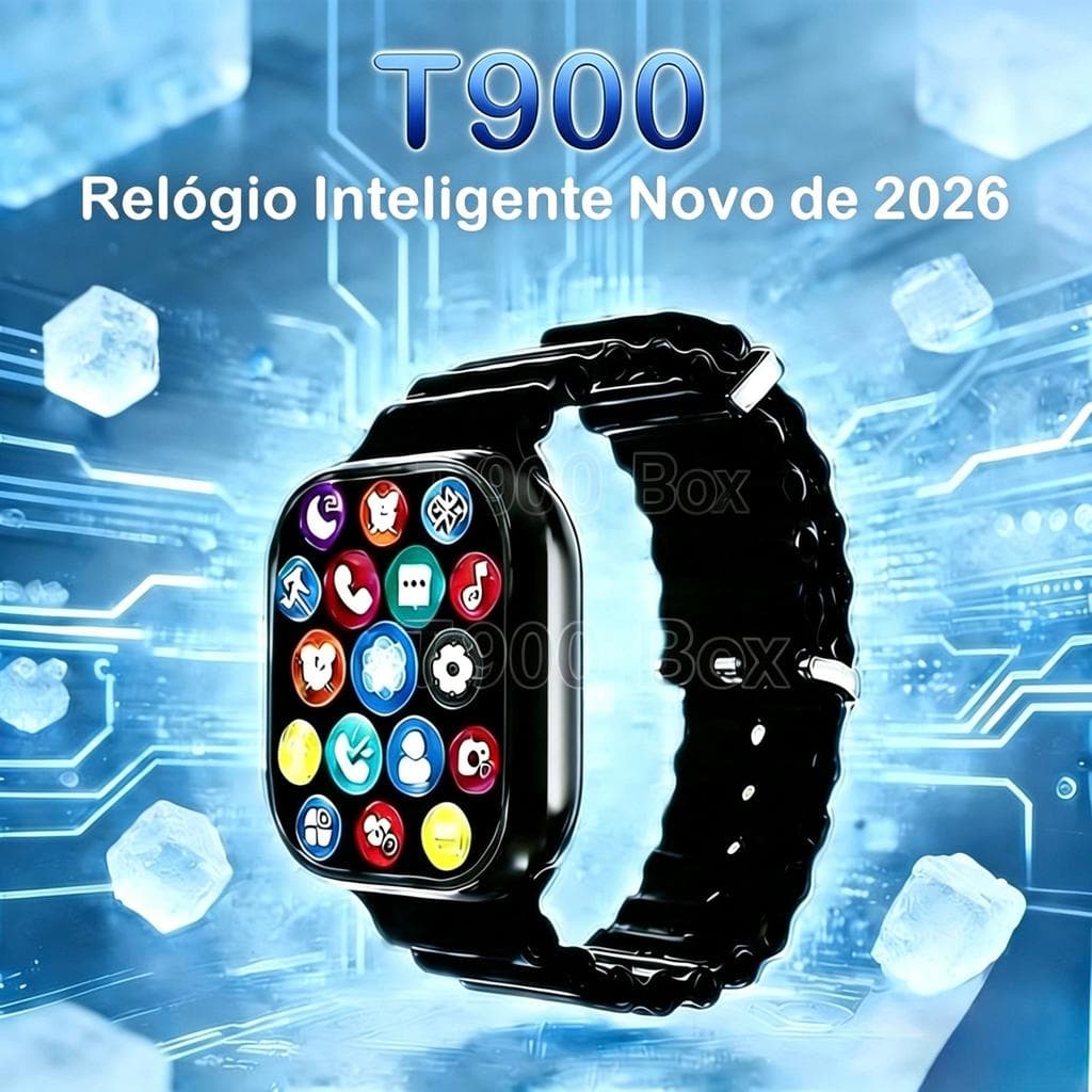 Laxasfit T900 Smartwatch 2026 Nova Relógio Inteligente para pronta entrega- Frete Grátis