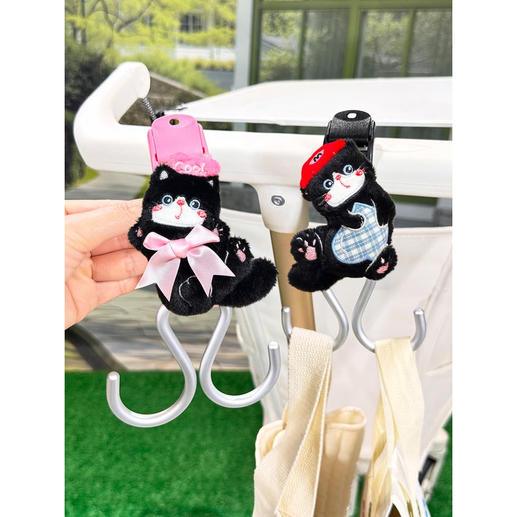 Carrinho de bebê dos desenhos animados gancho carrinho de bebê pendurado gancho crianças carrinho de bateria mamãe pendu