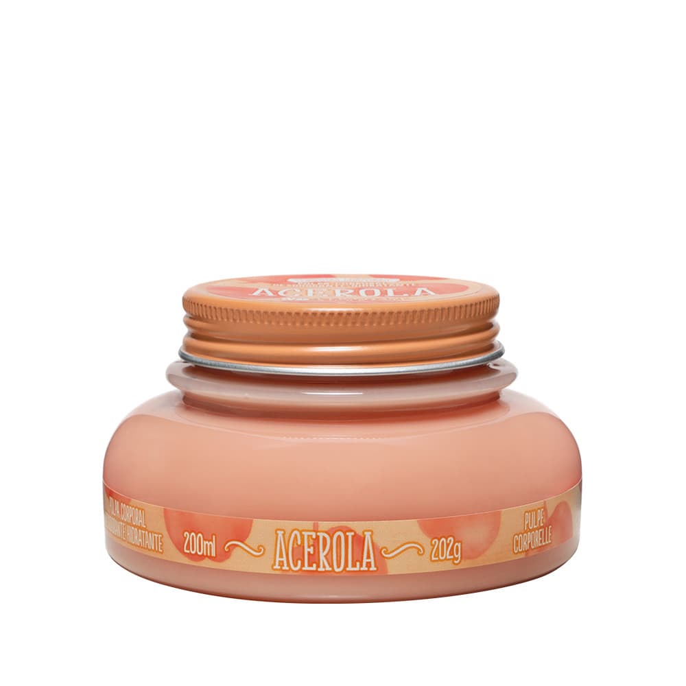 Lançamento em promoção creme corporal cheiroso Polpa Corporal Desodorante Hidratante Acerola 200ml