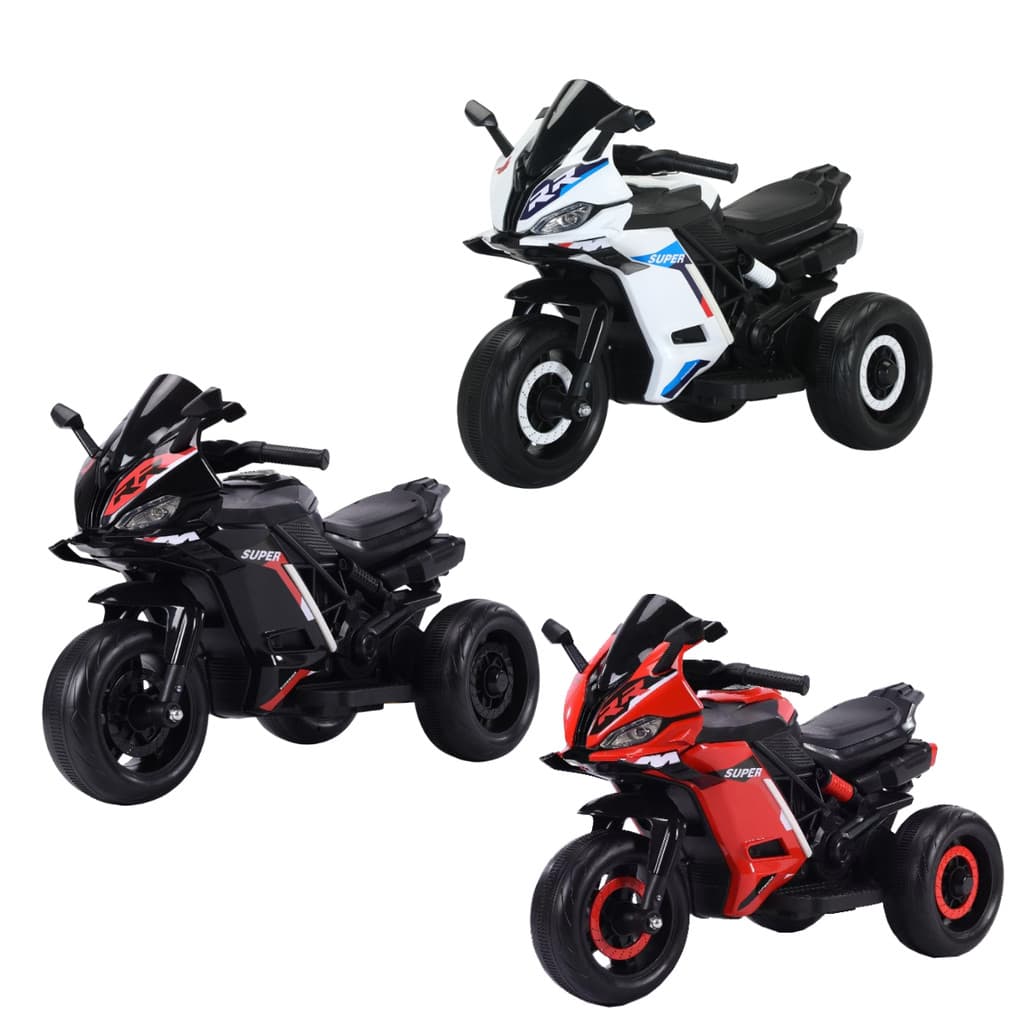 Moto Elétrica Infantil Mini 3 Rodas Frente/Ré Maxi Toys