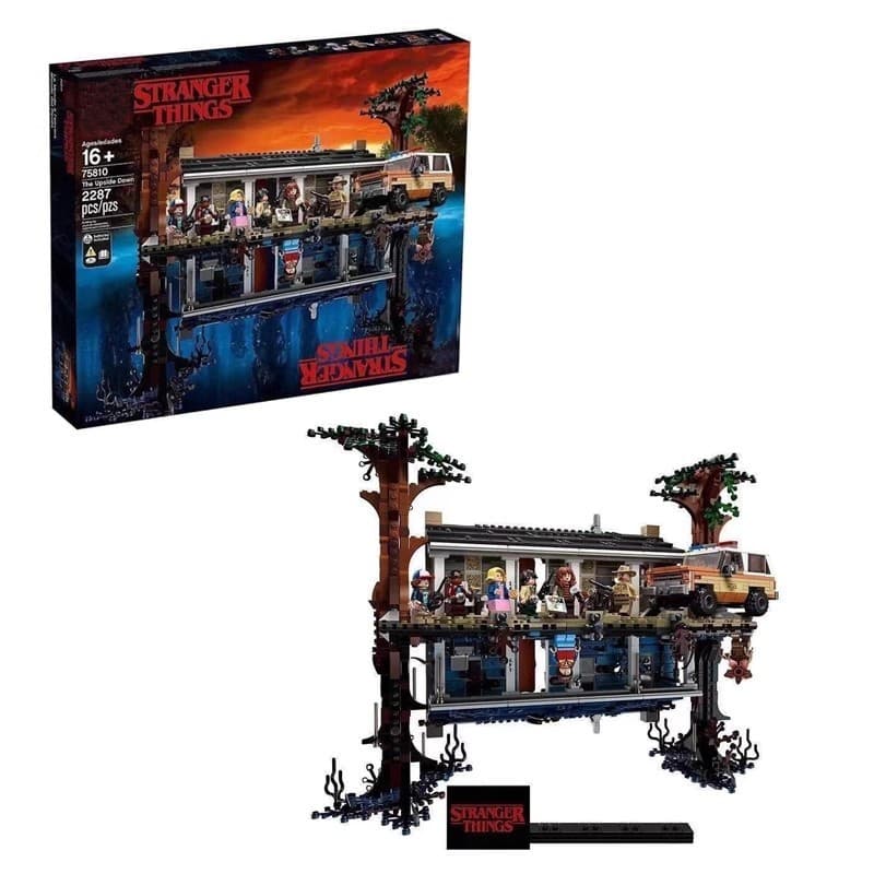Compatível com o brinquedo de blocos de montar LEGO 75810 Stranger Things: O Mundo Invertido.