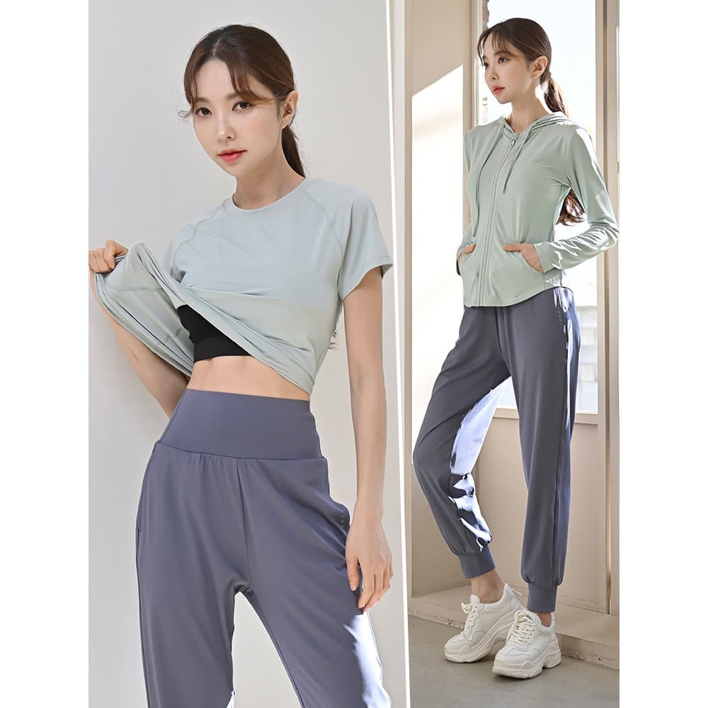 Manhã correndo terno esportivo marca feminina roupas de secagem rápida respirável profissional roupas de Fitness Casual 