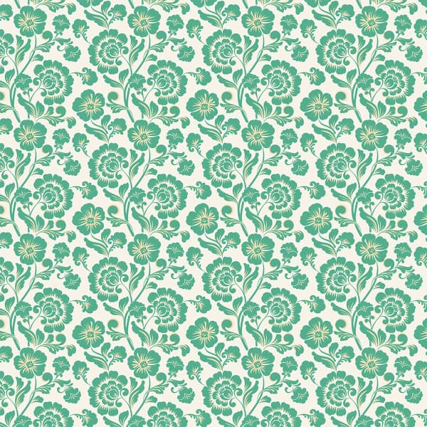 Tecido Tricoline Flores De Camafeu Verde 100% Algodão Confecção Fina Qualidade Superior Cozinha Chic