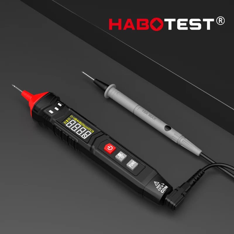 HABOTEST HT121 Multímetro Digital Inteligente 4.000 Contando Valor Realmente 1.000V Faixa Automática À Prova D 'Água Ant