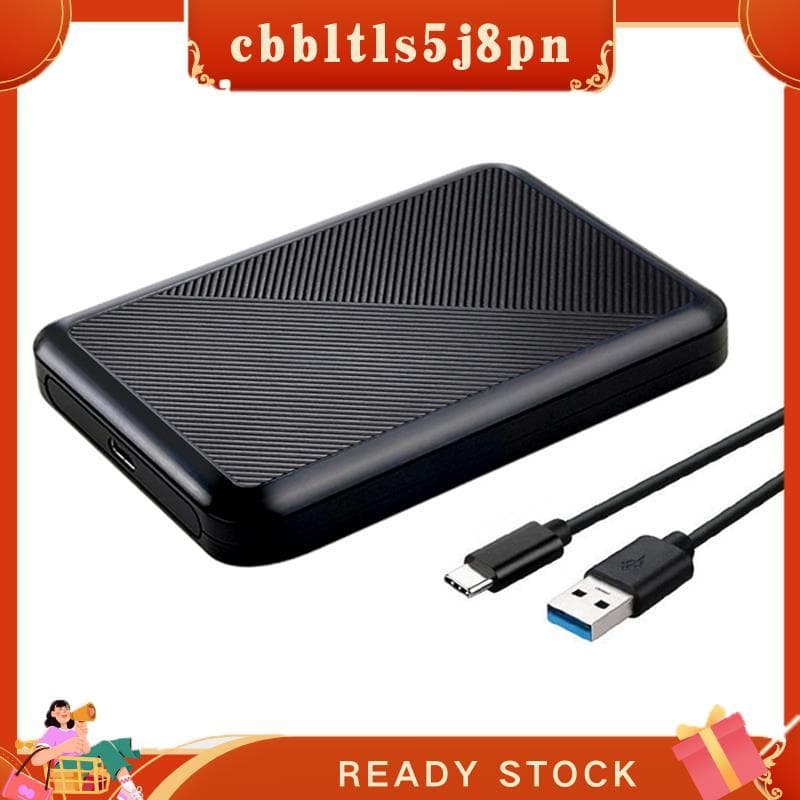 Caixa De Disco Rígido Móvel Externo De 5 Gb/S De 2.5 " Com USB 3.1 Para PC Laptop Suporte De Até 6 Tb , Cabe Em SSD SATA