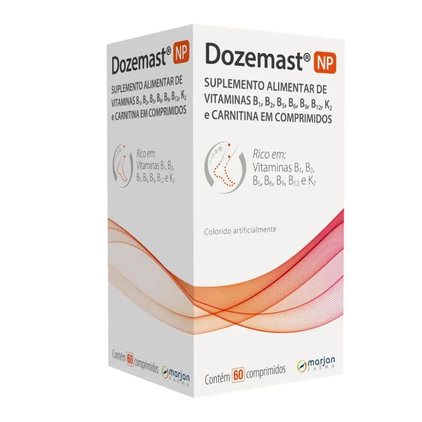 Dozemast NP 60 Comprimidos | Vitaminas B + K2 + Carnitina | Suplemento Adulto