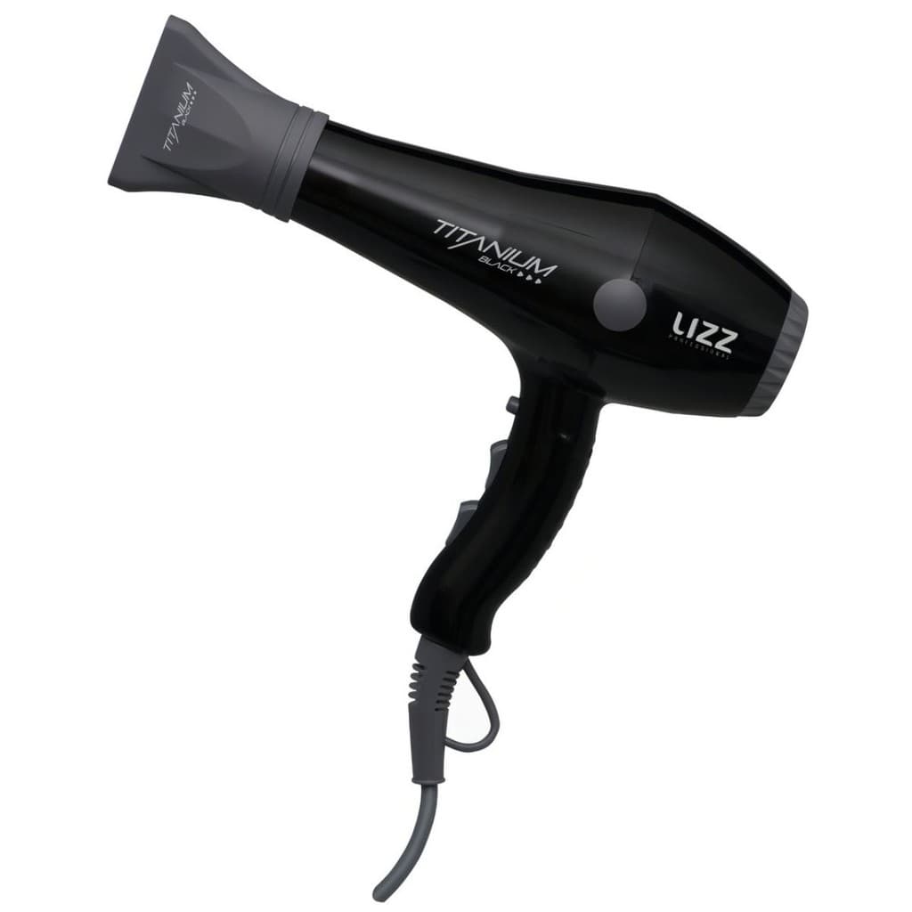 secador de cabelo profissional lizz tittanium black 2150w