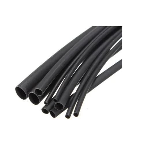 KIT 10M TERMO RETRATIL 6.0MM PRETO  SIBRATEC