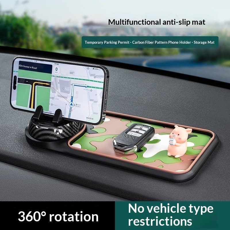Novo suporte para celular de carro, suporte fixo para navegação automotiva, suporte para celular no painel do carro com 