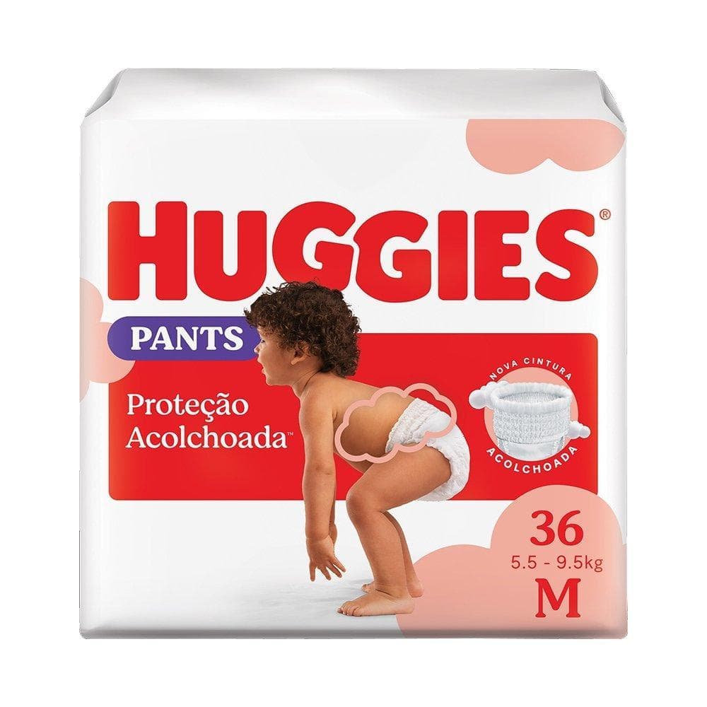 Fralda Descartável Huggies Disney Roupinha Supreme Tamanho M - 6 Pacotes com 36 Fraldas - Total 216 Tiras
