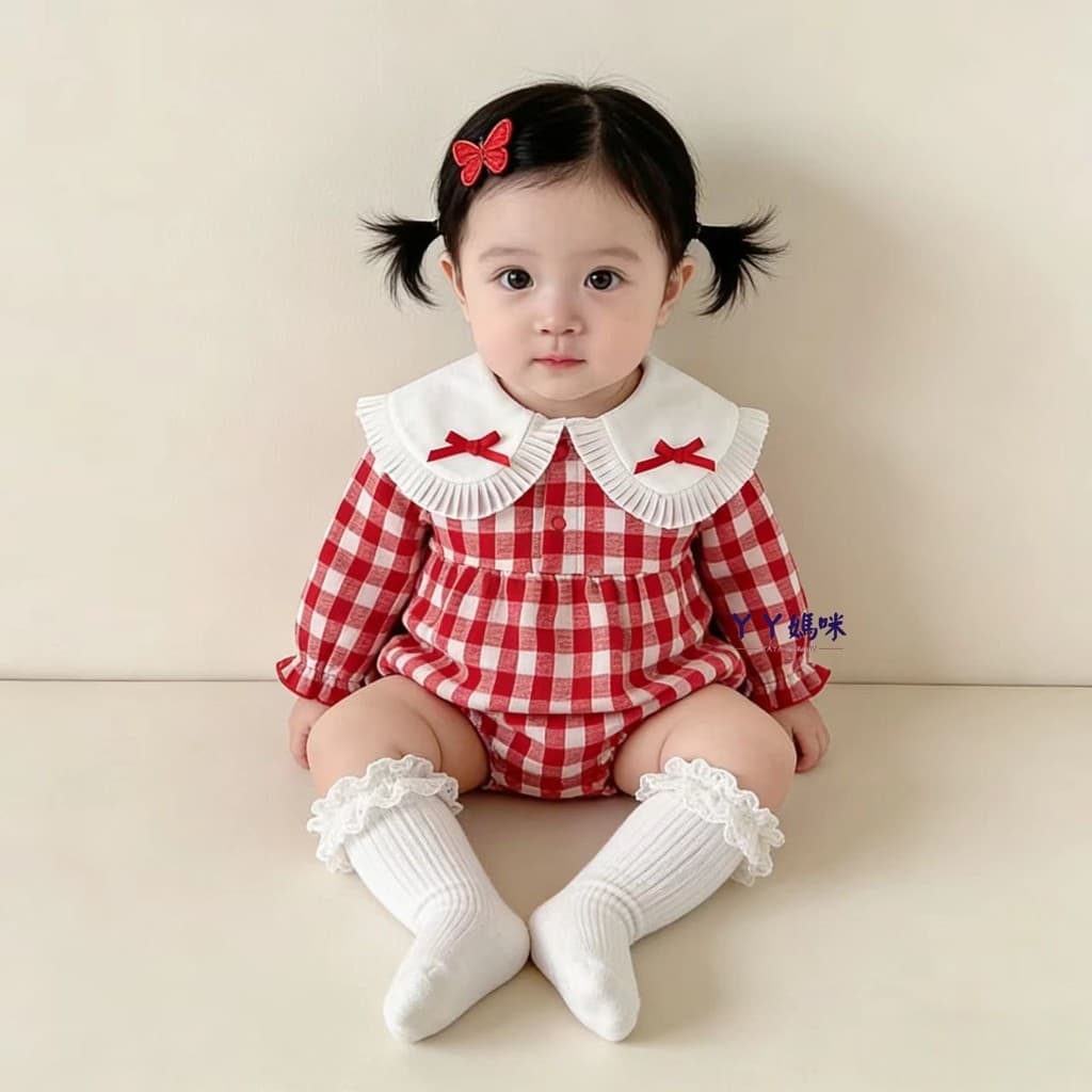 Roupas de bebê 2026 roupas de primavera algodão puro doce roupas de bebê mês idade menina bebê mês inteiro cem dias banq