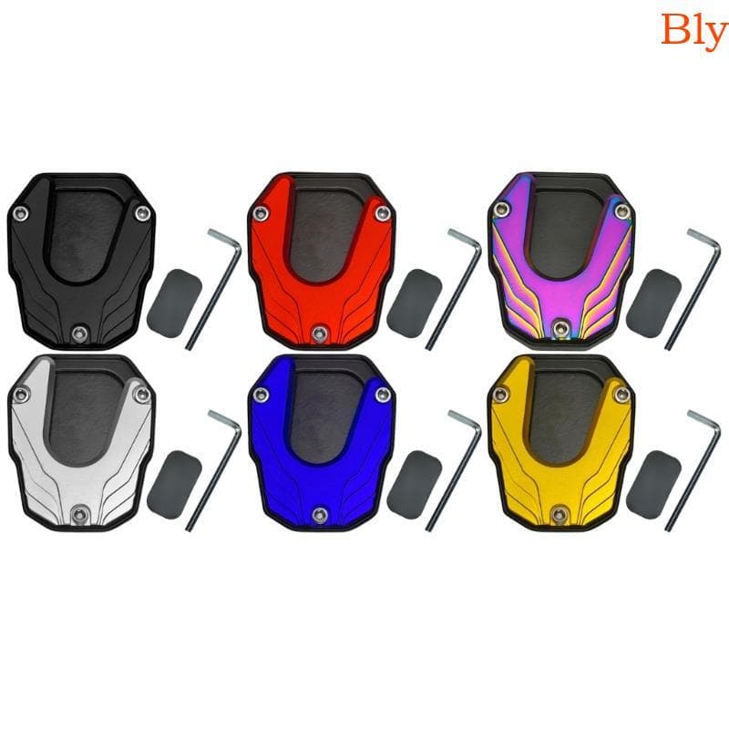 Placa Extensão Suporte Alumínio Bly Para Almofada Ampliadora Acessório Moto CBR650