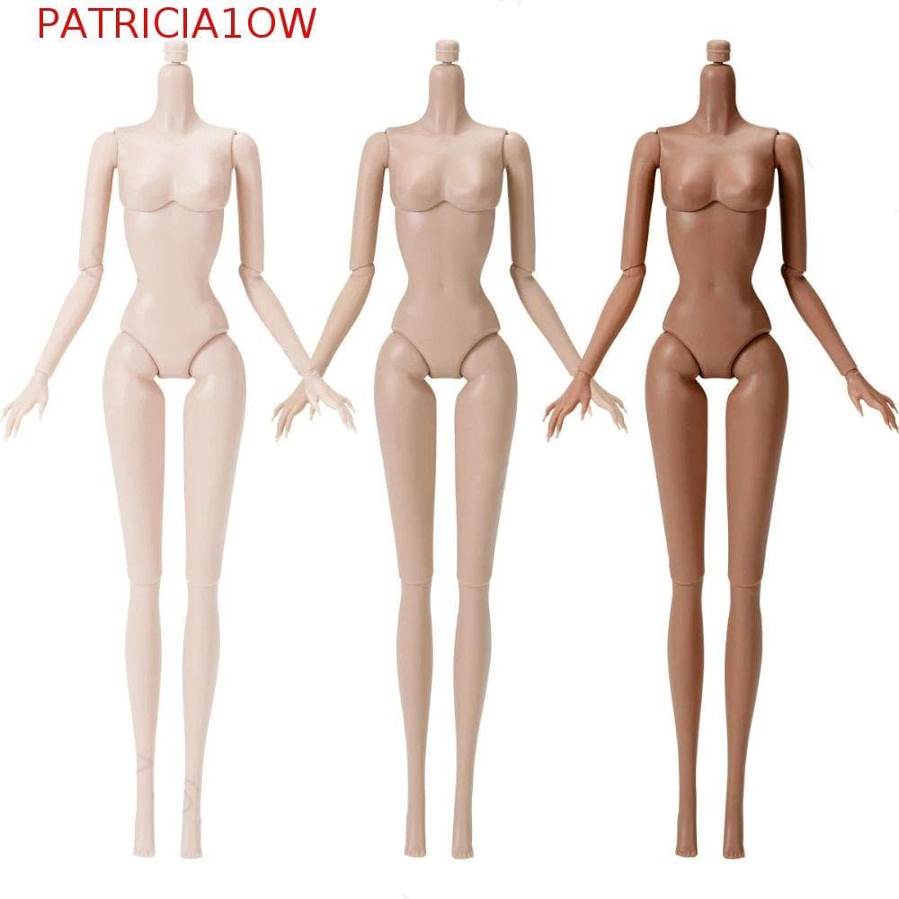 PATRICIA1OW Bonecas BJD Nu Articuladas , Boneca Sólida 1/6 Super Modelo , Corpo De Figura De Pele Europeia Branca