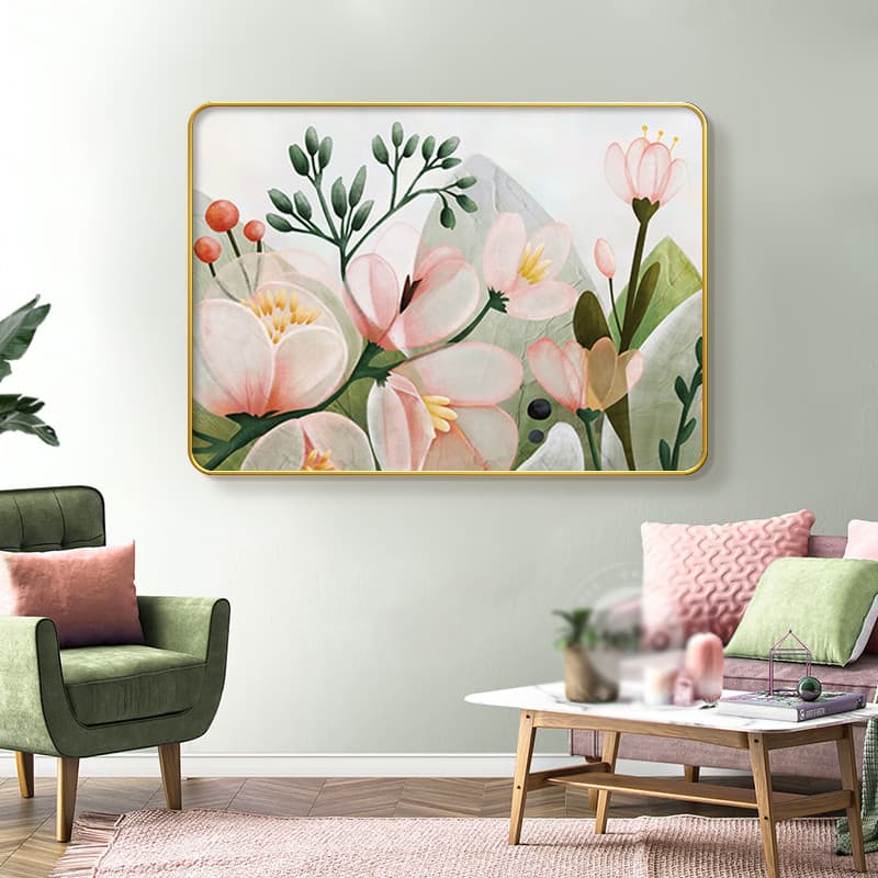 5d pintura diamante cheio de diamante sala de estar flor pintura diamante pegajosa novo estilo vara ponto cruz
