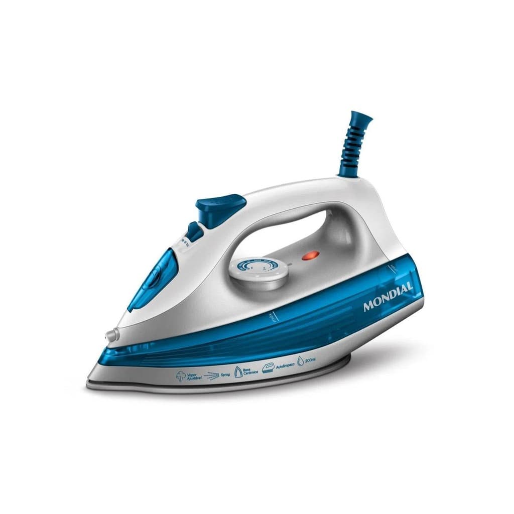 Ferro De Passar A Vapor Mondial Fvn-01-Bl 220V