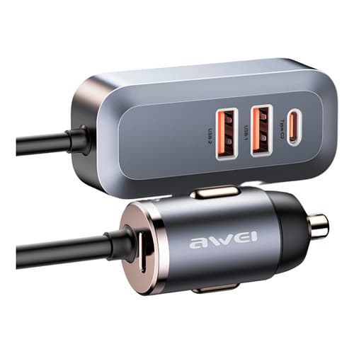 Carregador Veicular Awei C-835 Estável 100w Saída (máximo)
