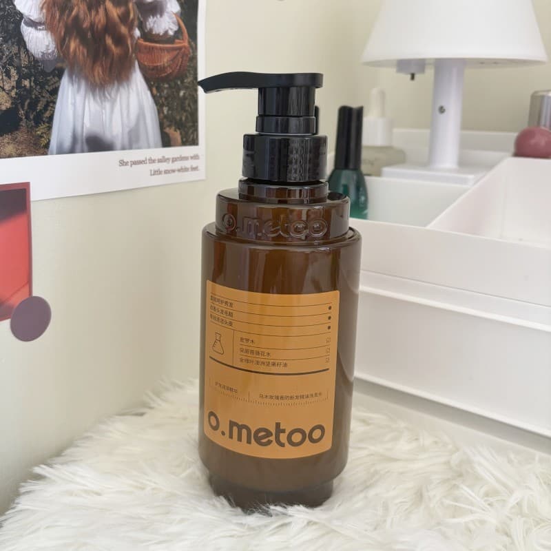 O. metoo ébano rosa fragrância anti-quebra cabelo óleo essencial Shampoo 400g bruxa limpeza hidratante cuidados com O ca