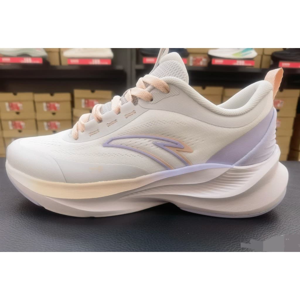Anta Chengji Amortecimento Tênis de Corrida Feminino Primavera Leve Confortável Caminhada Commuter Calçados Esportivos C