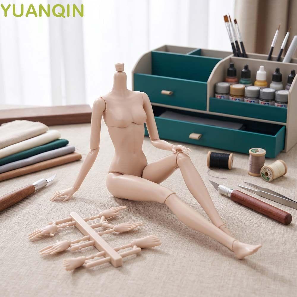 Boneca Super Modelo YUANQINZT , Bonecas BJD Nuas Articuladas Multifuncionais De Reposição , Destacáveis