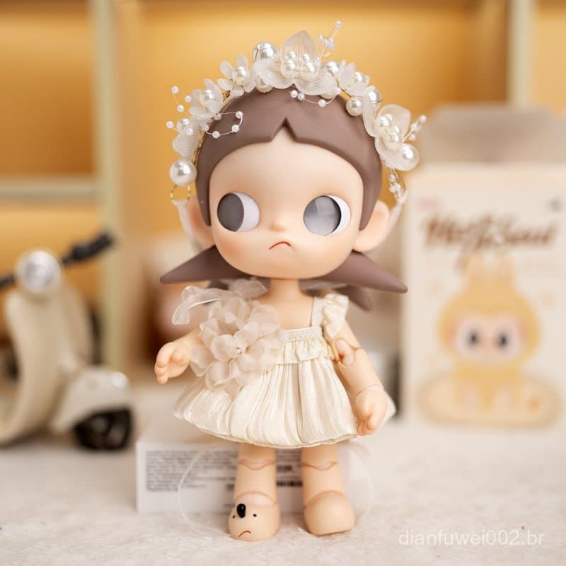 Roupas para Boneca BJD Zsiga's Dream Place, Vestido com Pérolas, Conjunto de Roupas para Boneca Articulada Sister Ga Zi