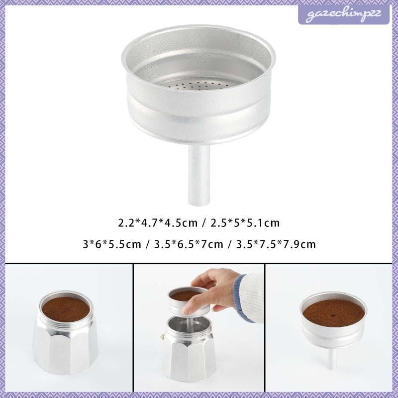 [Gazechimp] Funil De Substituição De Panelas , Alumínio Para Cafeteiras , Funis , De Café Expresso , Acessórios , Materi