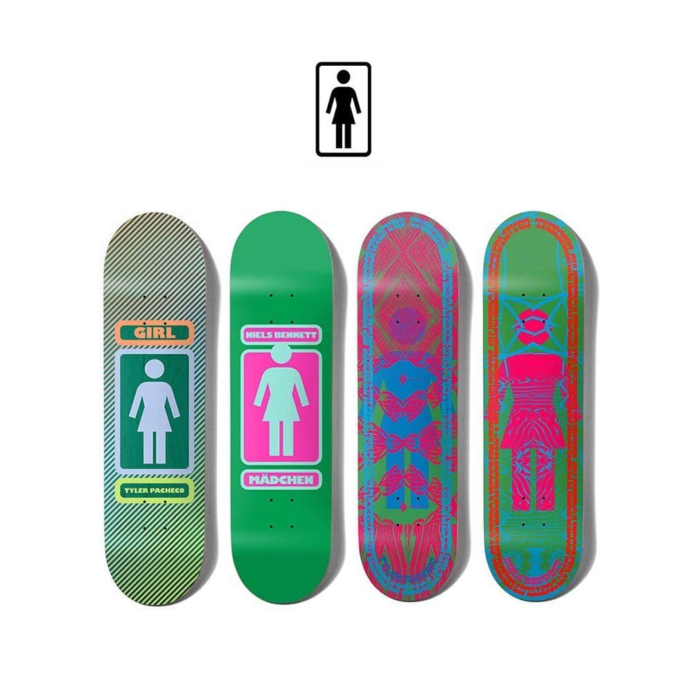 Superfície de skate de menina importada dupla deformada profissional leve elástico Chocolate padeiro SANTACRUZ REAL todo