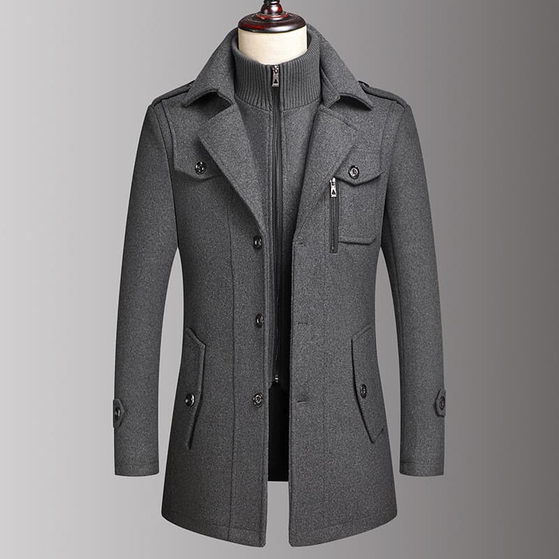 Jaqueta de lã masculina outono inverno engrossado solto lã jaqueta de lã caxemira casaco de lã masculino curto