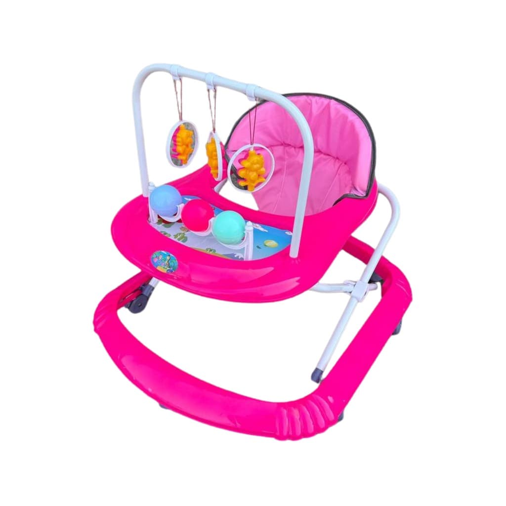 Andador Musical Infantil Bebe Styll - Menina Cor:Rosa